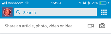 LinkedIn feed